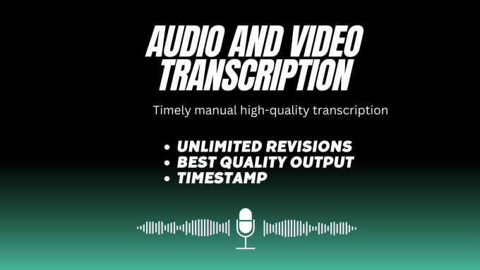 Gig Preview - Transcribe audio and video