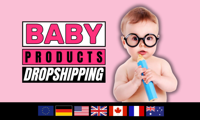 Gig Preview - Create baby shopify store, dropshipping baby clothing kids toys website