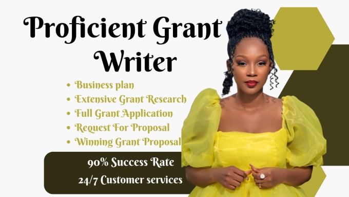 Gig Preview - Write your grant writing, business plan grant proposal rfp