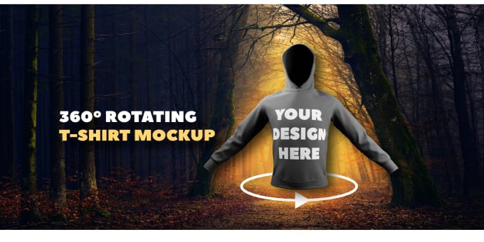 Gig Preview - Do a 3d clothing mockup animation of your hoodie or shirt