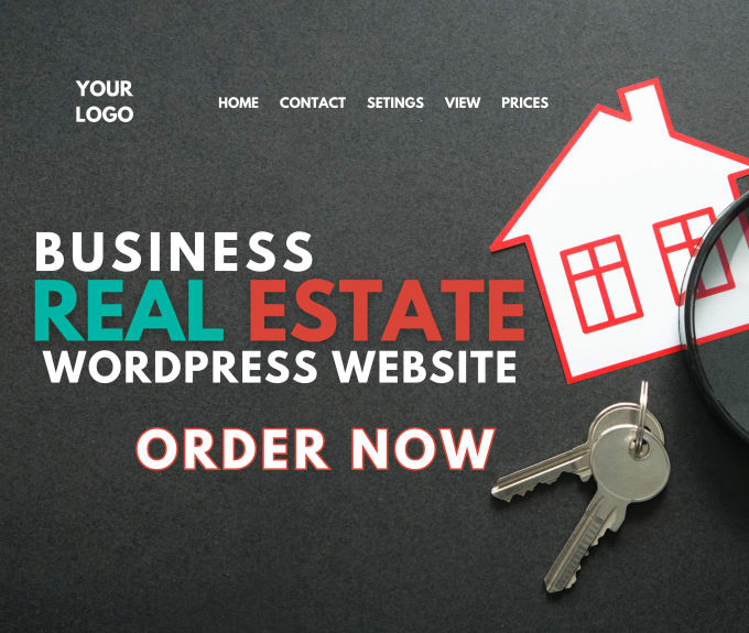 Gig Preview - Design luxury real estate wordpress website