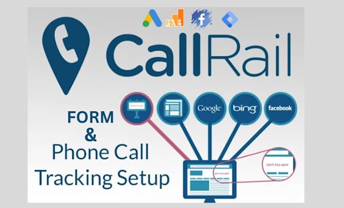 Gig Preview - Integrate or configure callrail with ga4 gads and custom report