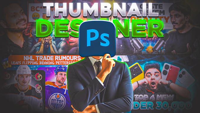 Bestseller - best youtube thumbnails creator eye catching thumbnail design