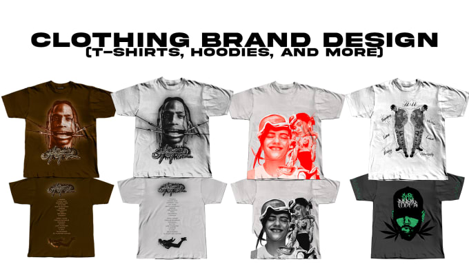 Gig Preview - Design amazing streetwear clothes for your clothing brand