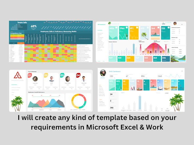 Gig Preview - Create customized microsoft excel and word template for you