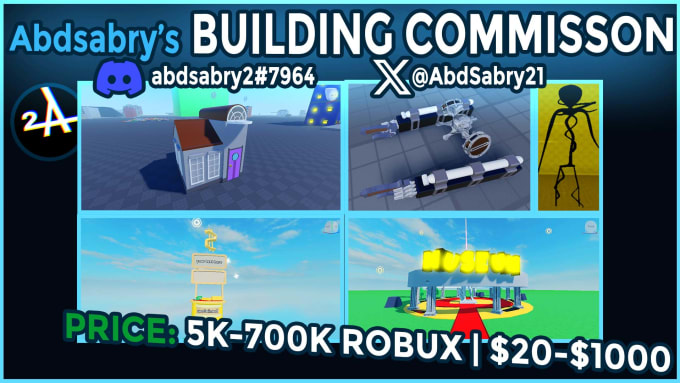 Gig Preview - Be your professional roblox builder and modeler