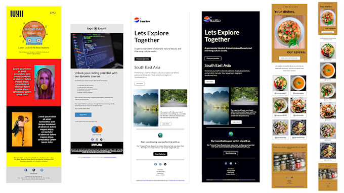 Gig Preview - Develop a responsive html email template from your design