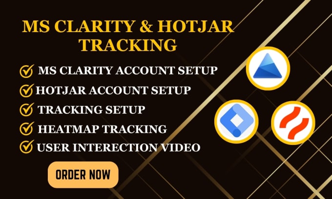 Gig Preview - Setup microsoft clarity, hotjar, track user interact heatmap by gtm