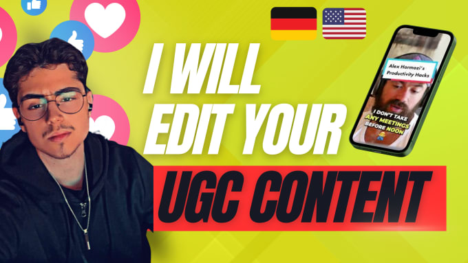 Gig Preview - Edit your ugc content