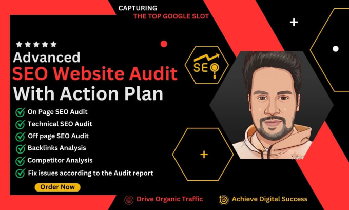 Gig Preview - Do SEO website audit with an action plan and competitor analysis and fix issues