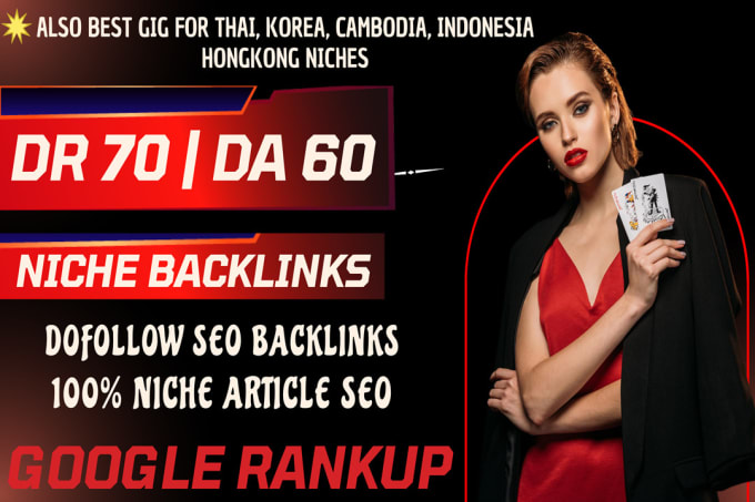 Bestseller - google rankup with quality niche backlinks da DR off page SEO link building