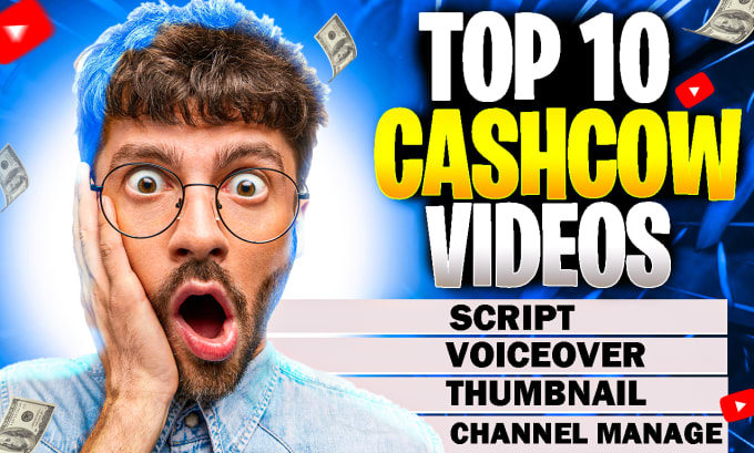 Gig Preview - Do top 10 videos and edit cash cow videos for your channel