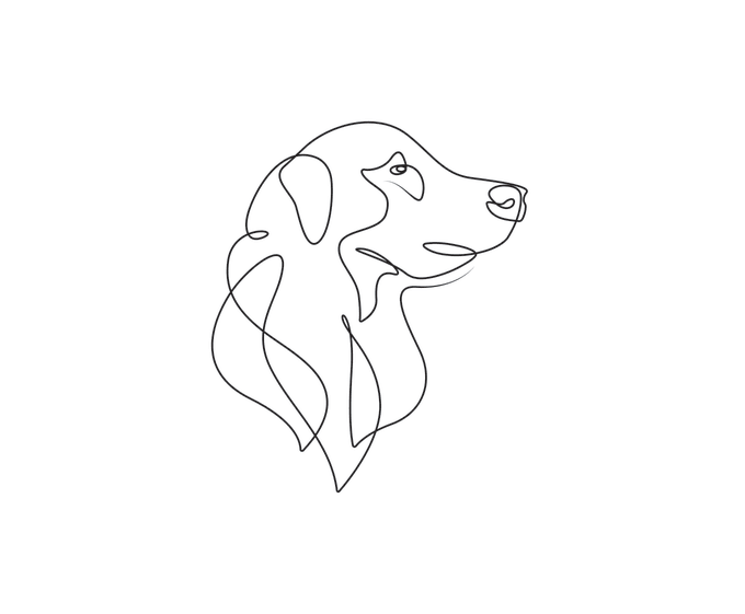 Gig Preview - Create continuous one line art illustration of your pet portrait