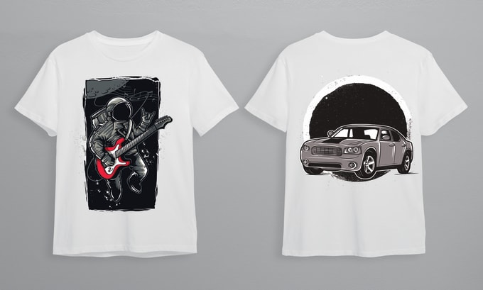 Gig Preview - Create graphic t shirt design for your clothing brand