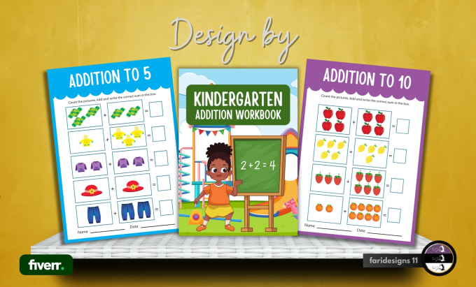 Gig Preview - Do worksheets KDP books activity books, and kids courses