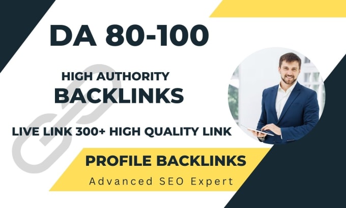 Gig Preview - Provide 300 live link social profile backlinks for any business