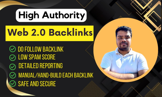 Gig Preview - Provide web 2 0 backlinks manually