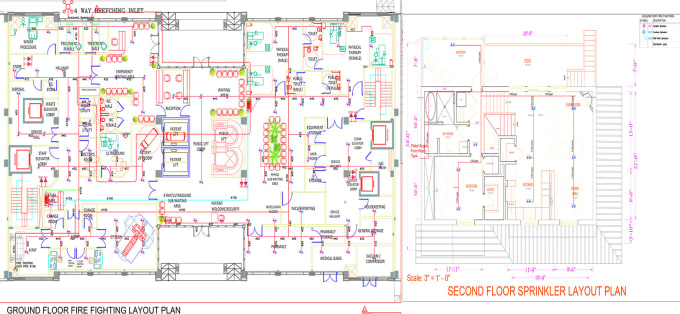 Gig Preview - Design fire detection, protection system and drafting 2d auto cad plan