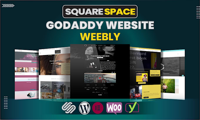 Bestseller - design godaddy website or squarespace website for your business