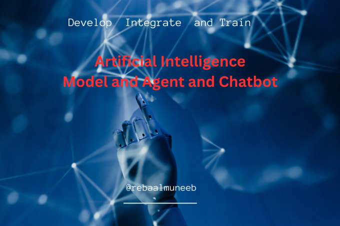 Gig Preview - Develop train and integrate your ai model and chatbot