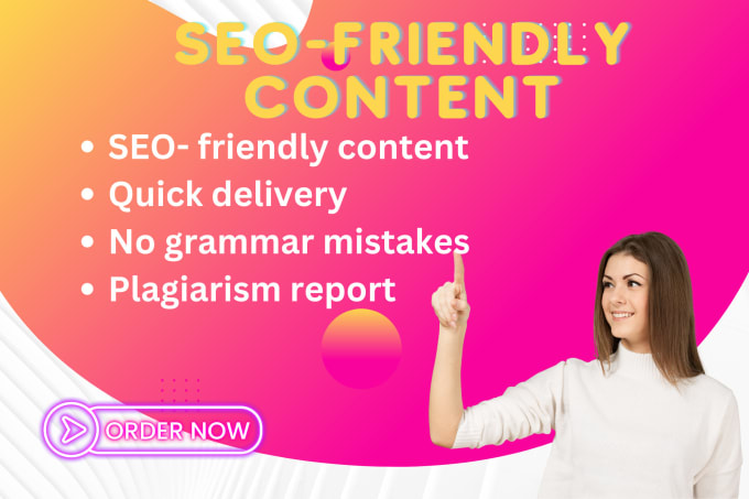 Gig Preview - Be your SEO friendly blog writer for creative writing