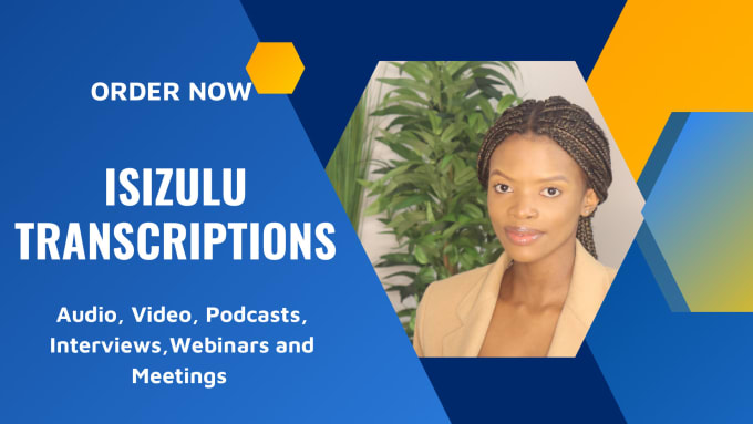 Gig Preview - Transcribe 60 minutes of isizulu audio or video transcription in 24 hours