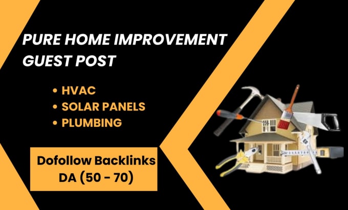 Gig Preview - Do cleaning of hvac, solar panels, plumbing guest post on home improvement blogs