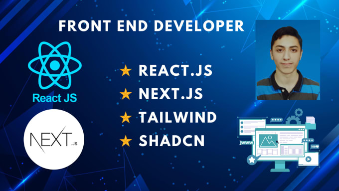 Gig Preview - Create interactive nextjs reactjs front end developer