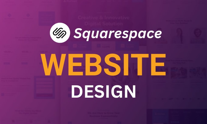 Gig Preview - Design or redesign your squarespace website and landing page