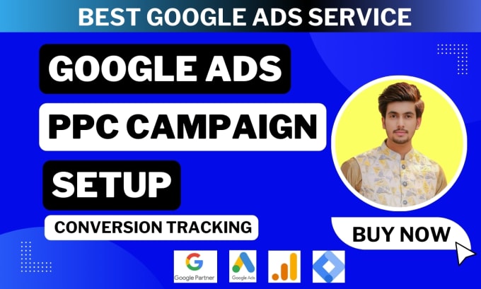 Gig Preview - Setup effective google ads adwords search ads PPC campaign optimize and manage