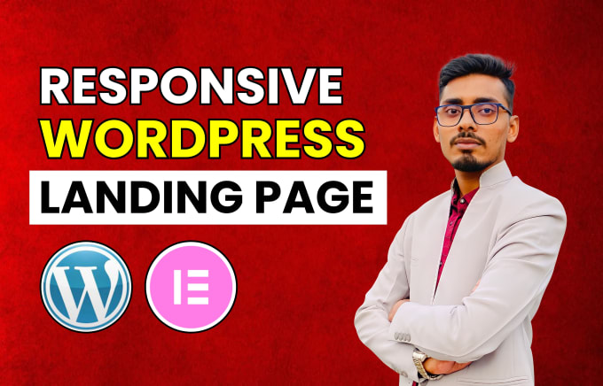 Gig Preview - Design wordpress landing page or one page website with elementor pro