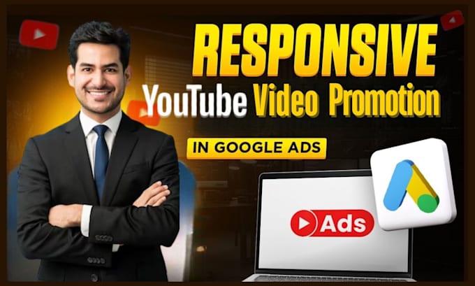 Bestseller - setup youtube ads for your yt video promotion via google adwords