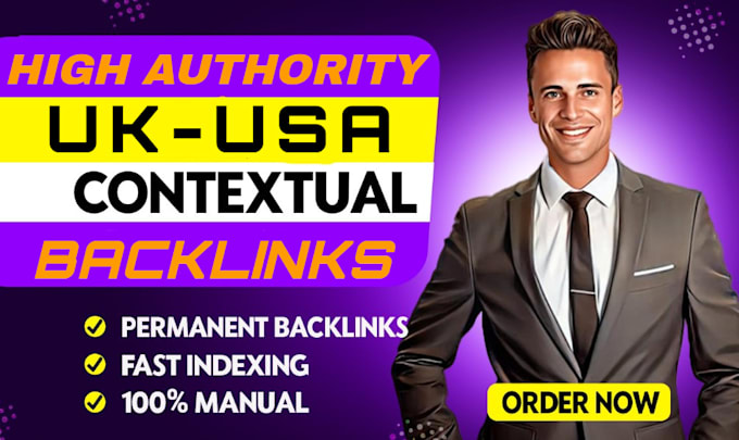 Gig Preview - Provide USA UK backlinks for pro local off page SEO boost your USA UK ranking