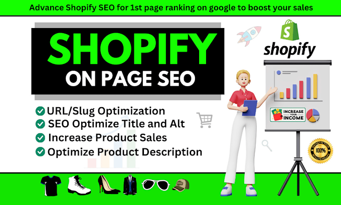 Gig Preview - Do advance shopify SEO for 1st page on google top ranking