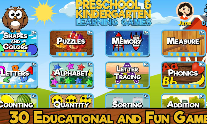 Bestseller - develop kids learning game, flight learning game, deaf learning game, ai game