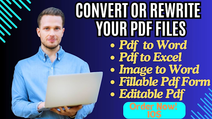 Gig Preview - Do pdf conversion, pdf to word or excel