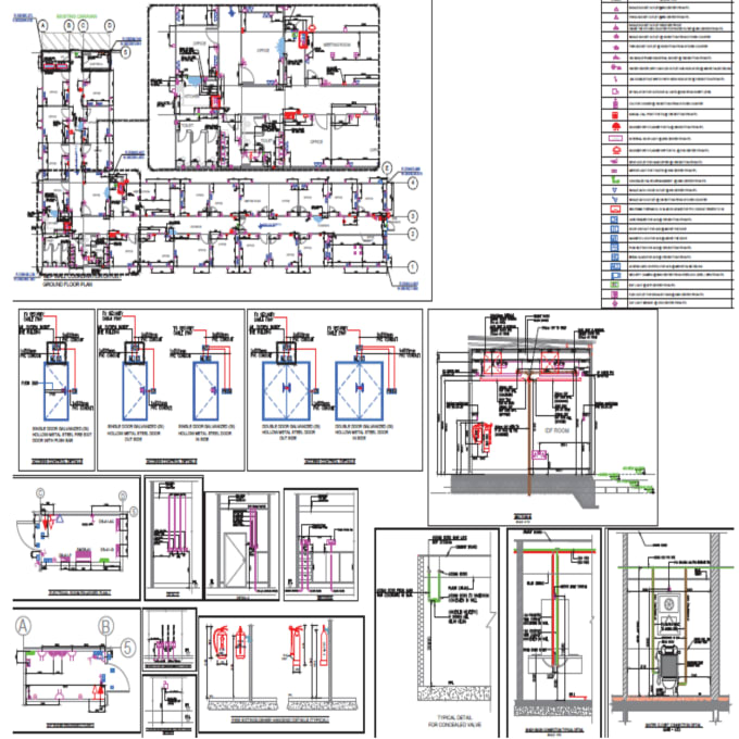 Gig Preview - Prepare the mep drawings for a retail shop