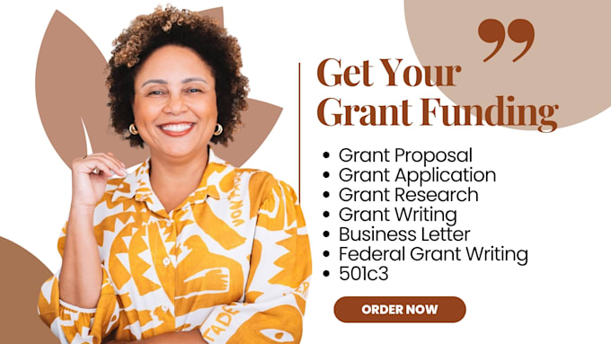 Bestseller - do grant application, grant proposal, grant research, grant writing