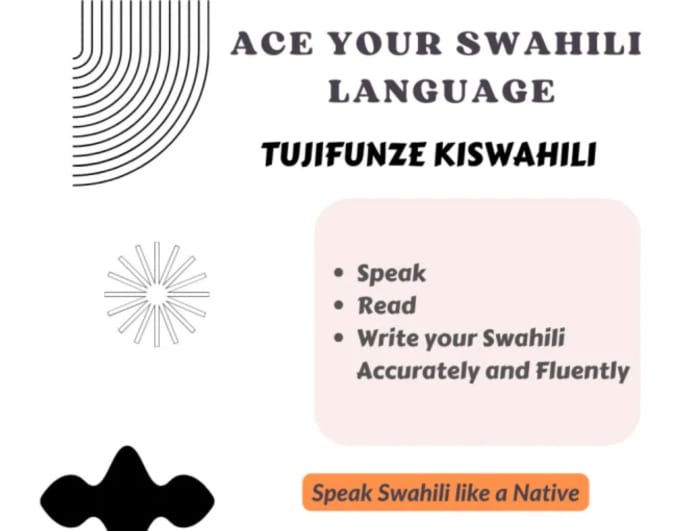 Bestseller - teach you swahili, learn from a native speaker