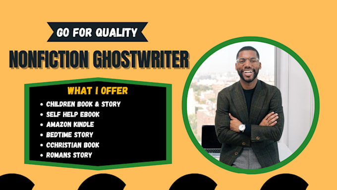 Gig Preview - Write 30k words nonfiction ebook writing, ghostwriting, amazon kindle writer