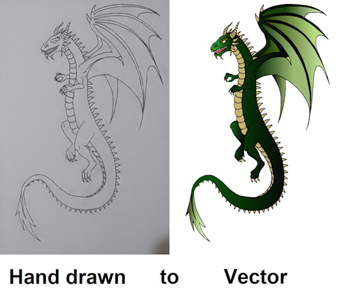 Gig Preview - Convert a hand drawn sketch to a vector image