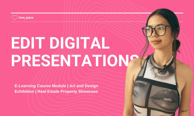 Gig Preview - Design a digital presentation