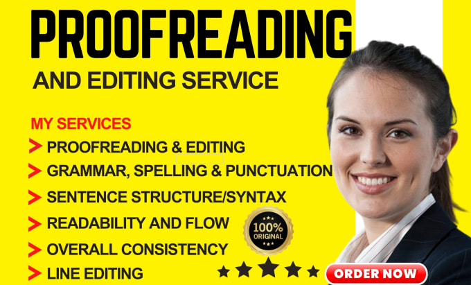 Gig Preview - Professionally proofread and edit your book, novel, ebook, article or manuscript