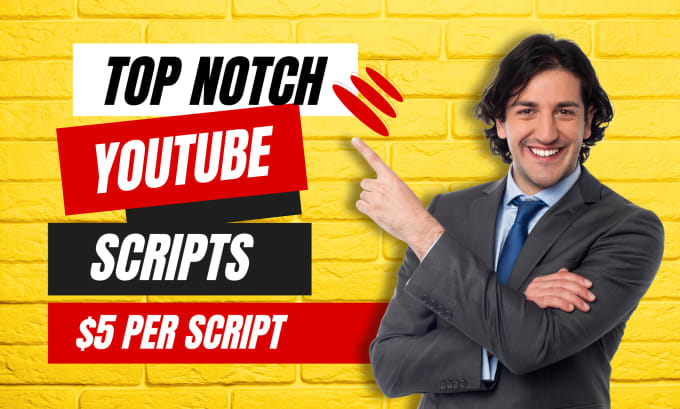 Gig Preview - Write SEO friendly script for your youtube channel