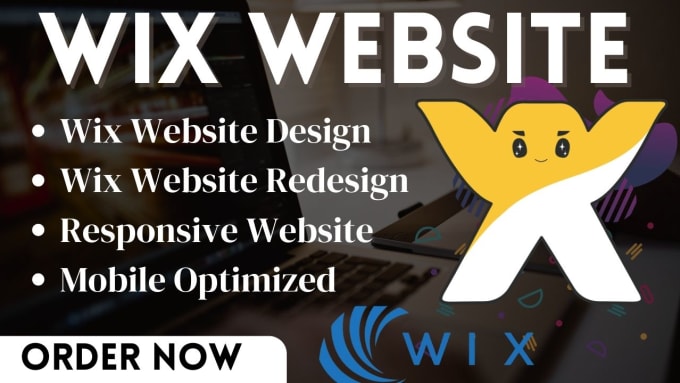 Gig Preview - Create, setup,design and redesign wix website and online store, wix setup