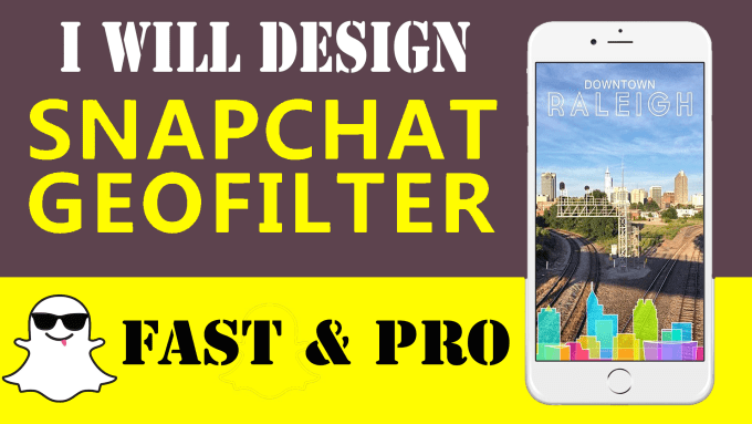 Bestseller - design a snapchat filter and geofilter for you