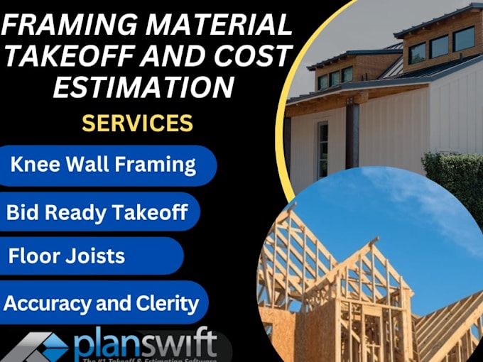 Gig Preview - Provide wood framing, lumber material takeoff, and cost estimation