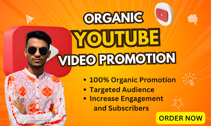 Gig Preview - Do organic youtube video promotion and distribution