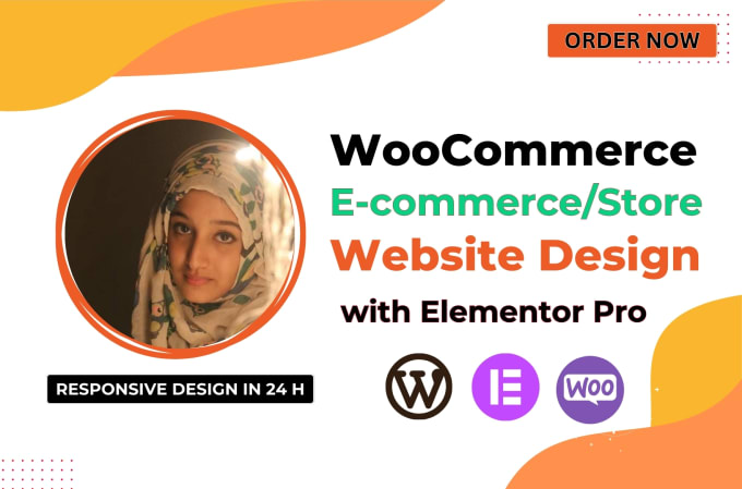 Gig Preview - Design ecommerce website dropshipping online store by woocommerce elementor pro