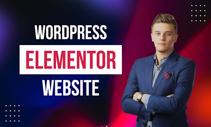 Bestseller - develop a responsive wordpress website design with elementor